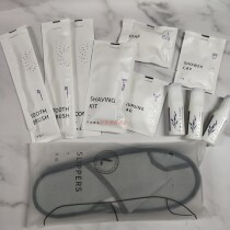 Lifeng Hotel toothbrush comb soap care bag shower cap shampoo bath hair cream slippers factory direct sales