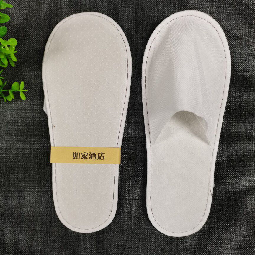 If the same site of the hotel plastic cloth can be used to slippers hotel chain hotel disposable supplies manufacturers direct sales