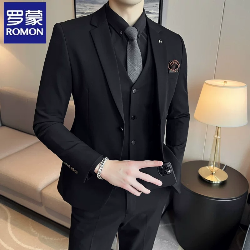 Комплект, классический костюм пиджак, платье, стиль высокого качества, slim fit