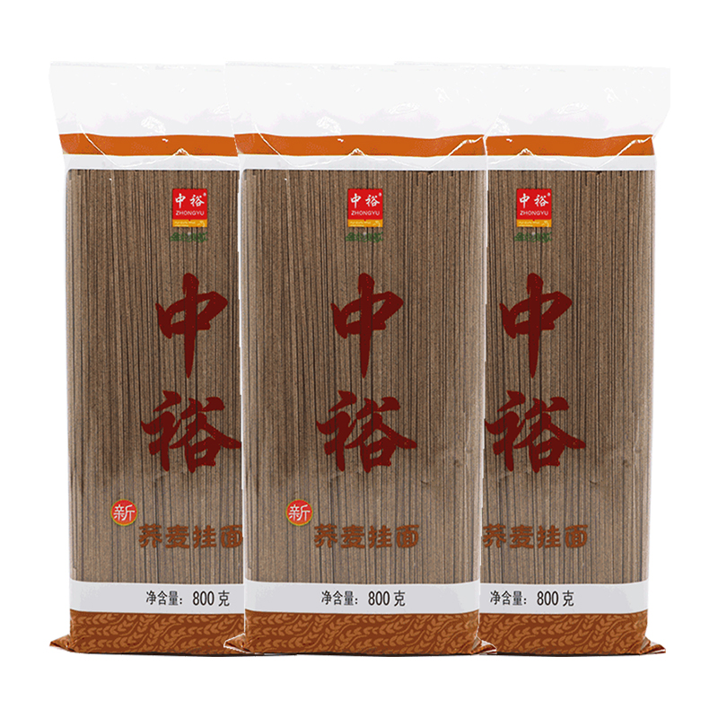 Zhongyu noodles buckwheat noodles mixed whole grain noodles 800g*3 bags