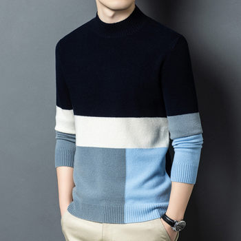 Round neck wool pullover warm knitted sweater/sweater for middle-aged and elderly people Round neck wool pullover warm knitted sweater/sweater for middle-aged and elderly people