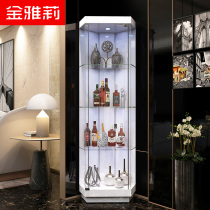 Restaurant corner cabinet living room wine cabinet triangle modern simple wall corner cabinet corner corner cabinet storage wine cabinet side cabinet corner cabinet