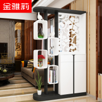 Living room partition decoration shoe cabinet double-sided screen porch wine cabinet modern simple entrance hall dining partition porch cabinet