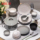 Набор посуды RAELIE household 2024 new light luxury high-end sense of beauty для новоселья, керамическая посуда, столовые приборы и палочки для еды mini 2
