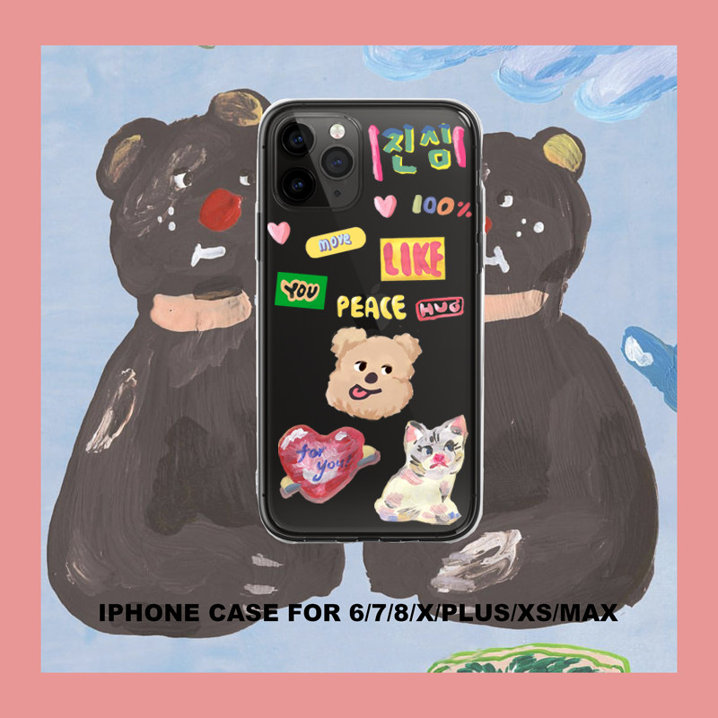 Oil painting niche in Apple 11 promax mobile phone protective shell iPhone XSMAX transparent xr relief carved 7plus