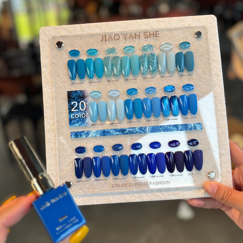 Jys Gel Research Institute Blue Enchantress 20 Colors Light Blue Klein Blue Sapphire Baby Blue Nail Polish Gel
