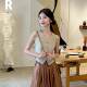 RESLIEEN Orangery Royal Oak Wool Vest Skirt Rich Style 25 Spring and Summer Intelligentsia