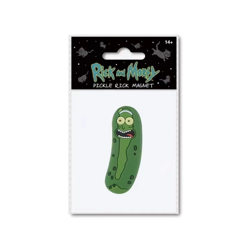 Sauce Dog продает только подлинные рик и Morty Magnet Magnet Rickmarti Acid Cucumber 3 'наклейки с холодильником
