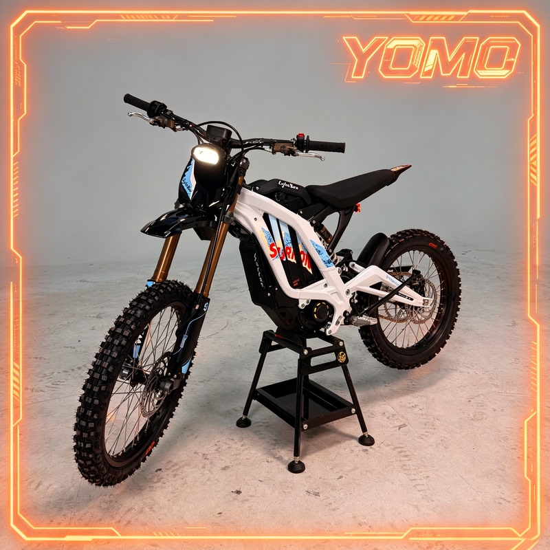 2026 Model Qulong Surron Light Bee 10Kw Electric Off-Road Motorcycle with Kickstand Assist Mode 72V35A