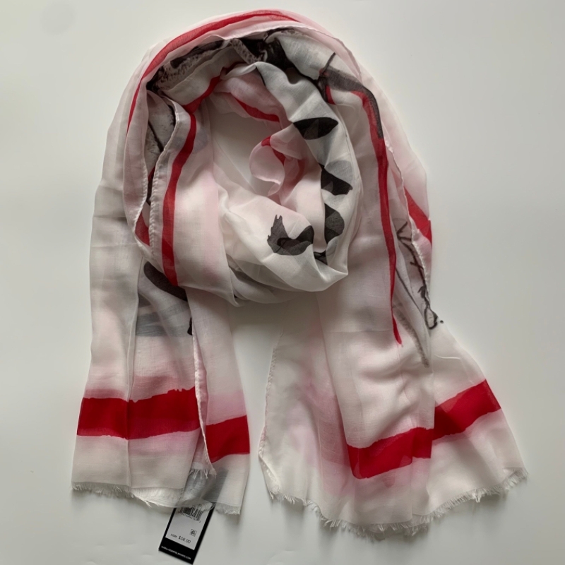 Export Scarves, Surplus Spring and Autumn Warm Shawls, Illustrated Sun Protection Beach Towels