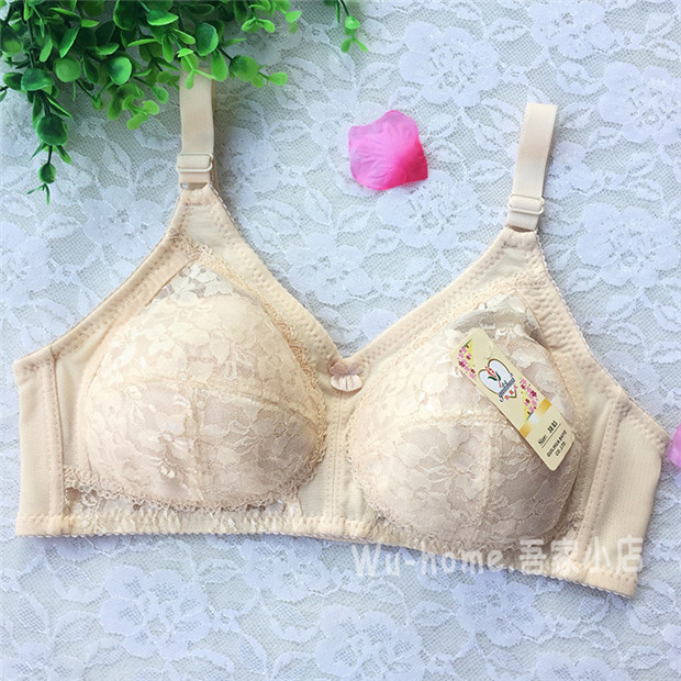 Áo ngực trung niên và người cao tuổi áo ngực phụ nữ trung niên áo ngực siêu mỏng không có vòng thép ông già cotton kích thước lớn đồ lót mẹ áo ngực hở lưng