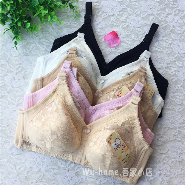 Áo ngực trung niên và người cao tuổi áo ngực phụ nữ trung niên áo ngực siêu mỏng không có vòng thép ông già cotton kích thước lớn đồ lót mẹ áo ngực hở lưng