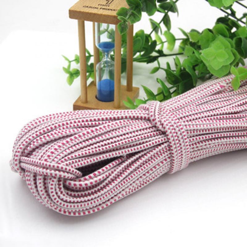 Elastic rope round elastic belt high elastic binding rope elastic rope thin rubber band elastic band pants accessories