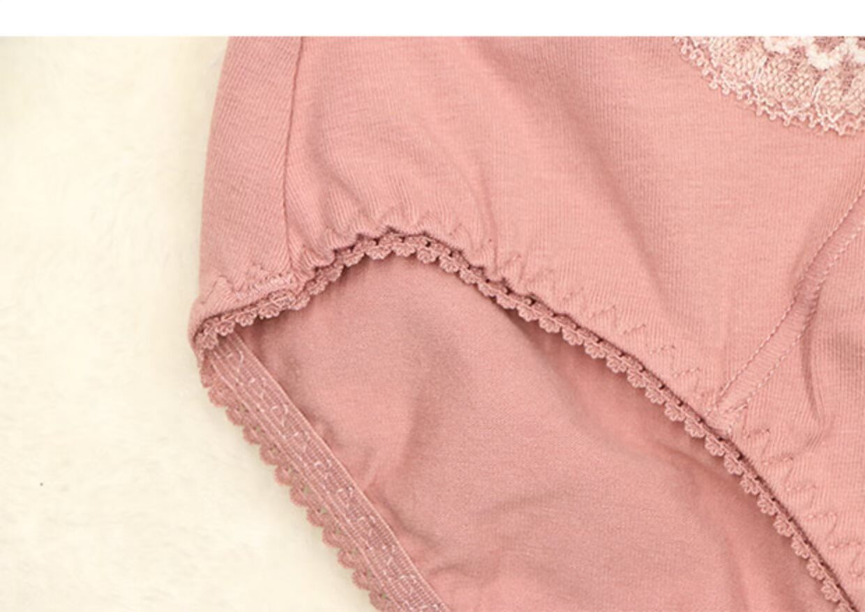 Cổ xưa và hiện đại đích thực thoải mái cao tóm tắt quần lót cotton hip cotton rắn màu kích thước lớn quần short cotton quần lót lộ mông