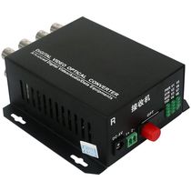 GRIS 8-channel video optical transceiver with 1 channel 485 reverse data digital receiver transmitter (2 units) pair