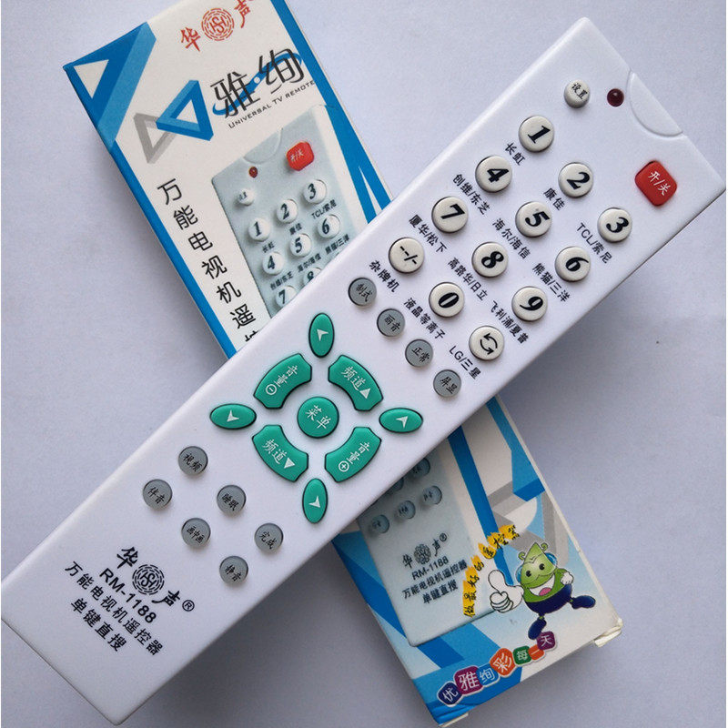 Huasheng brand RM-1188 old-fashioned universal LCD TV remote control