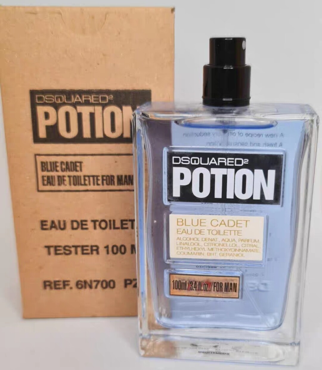 现货意大利DSQUARED2 POTION Blue Cadet D二次方军蓝淡香水100ml真的