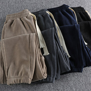 Демисезонная комфортная ткань для отдыха, трендовые цветные штаны, в американском стиле, свободный крой