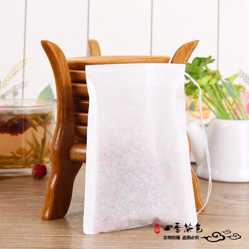 100 5 5 * 6cm filter paper draw tea bag tea bag tea bag tea bag Traditional Chinese medicine bag disposable filter paper bag