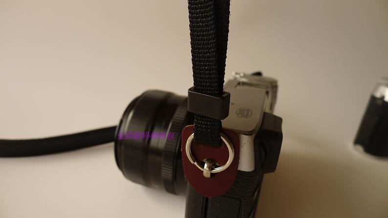 Genuine leather A6400XT4XT30X100VQQ2M9M10 Single-eye camera shoulder strap switching ring plus padded leather ring leather