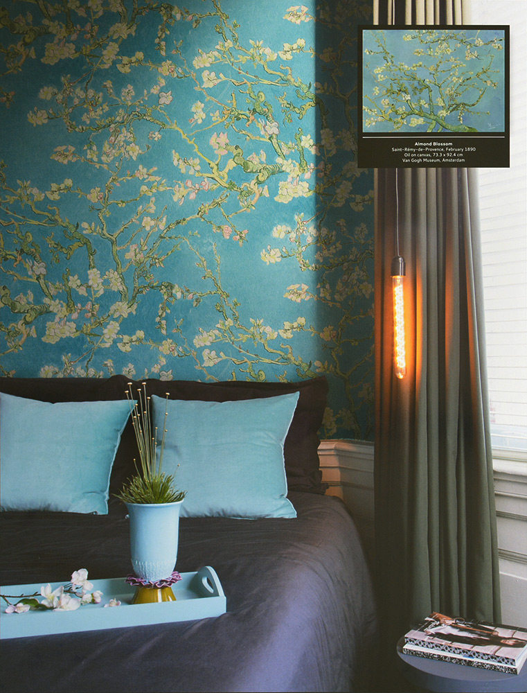 Spot Grammys wallpaper Dutch BN wallpaper Van Gogh bloom apricot 17140 17143 17141 17141 17142