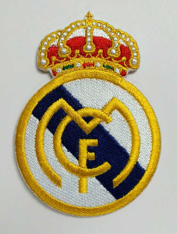La Liga Realmadridfc Real Madrid Team Emblem Embroidered Patch Computer-Embroidered Fabric Patch Armband with Adhesive Backing La Liga Realmadridfc Real Madrid Team Emblem Embroidered Patch Computer-Embroidered Fabric Patch Armband with Adhesive Backing