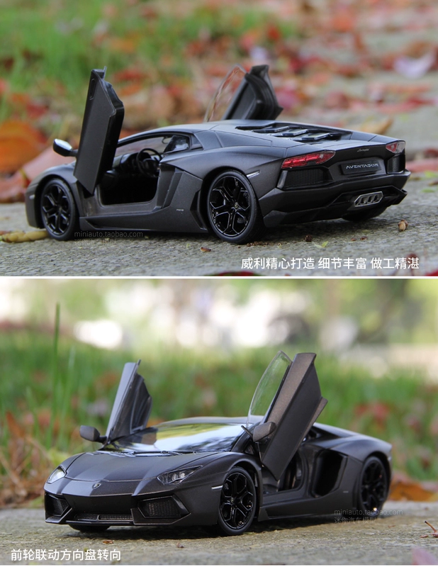 Lamborghini 1:24 Racing LP750-4 Raventon Hợp Kim Mô Hình Xe Mô Phỏng Gốc Trang Trí Tĩnh xe tải mô hình