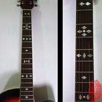 Guitar accessories Guitar stage performance Pick up girls Shell inlaid fingerboard carving inlay sticker square DIY