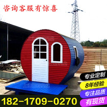 Kindergarten Cabin Tree House Pagoda Church children play log cabin scenic park wooden house factory direct sales