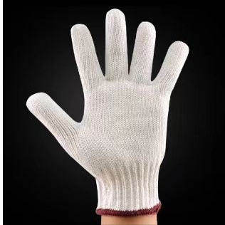 Japanese 800g Yarn Gloves for Construction Sites and Factories, Brick-Moving Gloves, Pure Cotton, Thickened, Wear-Resistant, Labor Protection Cotton Thread Gloves Manufacturer