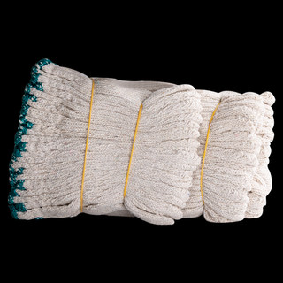 Japanese 500g Cotton Gloves for Construction Sites and Factories, Pure Cotton Thickened Wear-Resistant Labor Protection Cotton Gloves Manufacturer