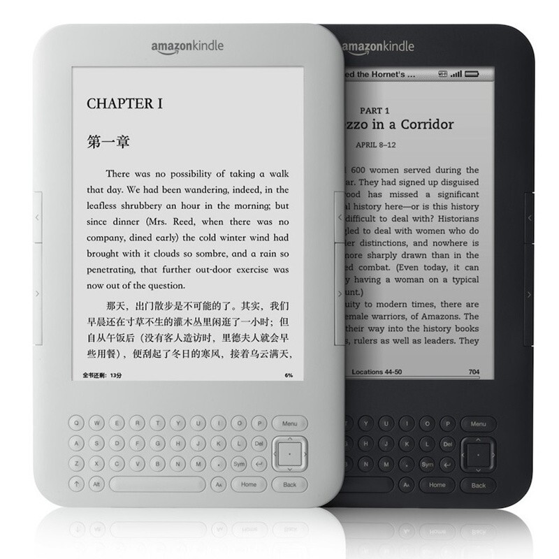 Kindle E-Book Reader Amazon K3 K2 Ink Screen E-Paper Book for Reading Novels, Pdf Comics, and Can Read Aloud