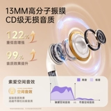 索爱 Bluetooth-гарнитура SR10, новинка 2025 года, спортивная беспроводная линия, сверхдлительное время автономной работы, официальные наушники-вкладыши для девочек