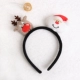 Giáng sinh cung cấp trang trí nai sừng gạc mũ trùm đầu Giáng sinh sự kiện hiệu suất bên bóng bóng headband trang sức kẹp tóc