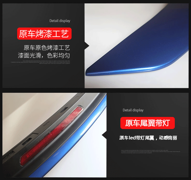 Dành riêng cho thế hệ thứ mười của Honda sửa đổi cánh đuôi miễn phí đấm mới Civic thể thao đuôi xe dán thể thao cánh gió đuôi xe hơi