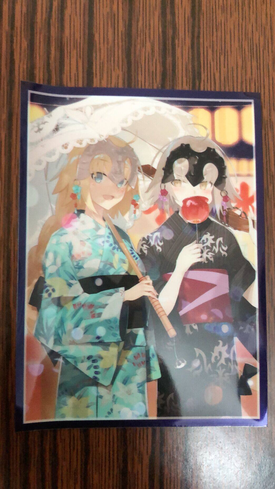 OTK Game King Single Anime Card Set Collection F9 White Joan Black Joan FATE FGO Kimono