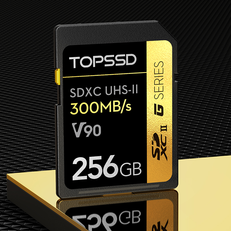 TOPSSD 300MB s UHS-II Professional Image SDXC Card_256GB Gift Box]