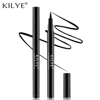 Trendy excellent KILYE waterproof eyeliner two-color cool black curry Japanese makeup eyeliner cross-border