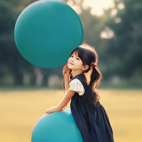 Двухэтажный бирюзовый воздушный насос, красная лента, 18 дюймов, увеличенная толщина, 2 шт