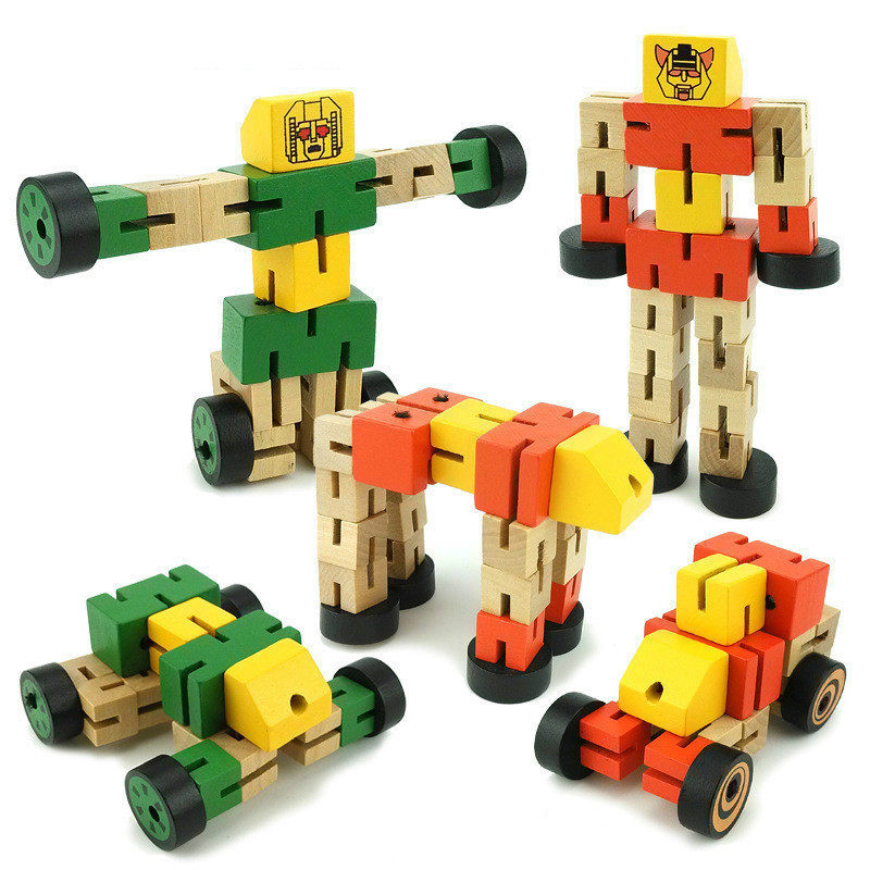 The dystropia wooden children early teach the smart wooden 1 - 2 - 6 years old block boy toy boy