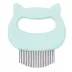 Đồ dùng cho thú cưng Shell Comb Cat Comb Cat Hair Cleaner Tóc dài Tóc ngắn Loại bỏ lông Bàn chải tóc Luma Cat Artifact - Cat / Dog Beauty & Cleaning Supplies