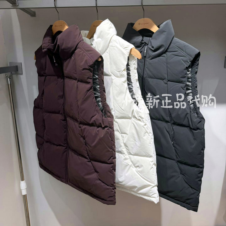 Three-Proof Champion down Vest Men's 26 Autumn New Style Stand Collar down Vest Women's U6Ddjsu136