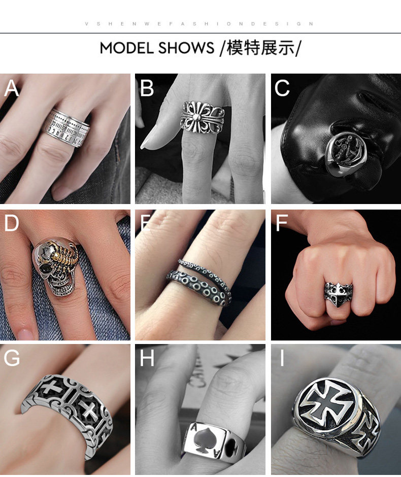 Bague homme OTHER   en Acier au titane - Ref 3087325 Image 10