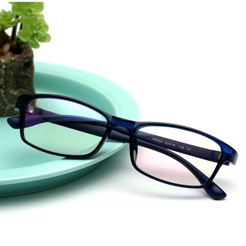 Special price male and female nearsighted glasses frame ultra light TR90 black frame myopia eye matching finished myopia glasses