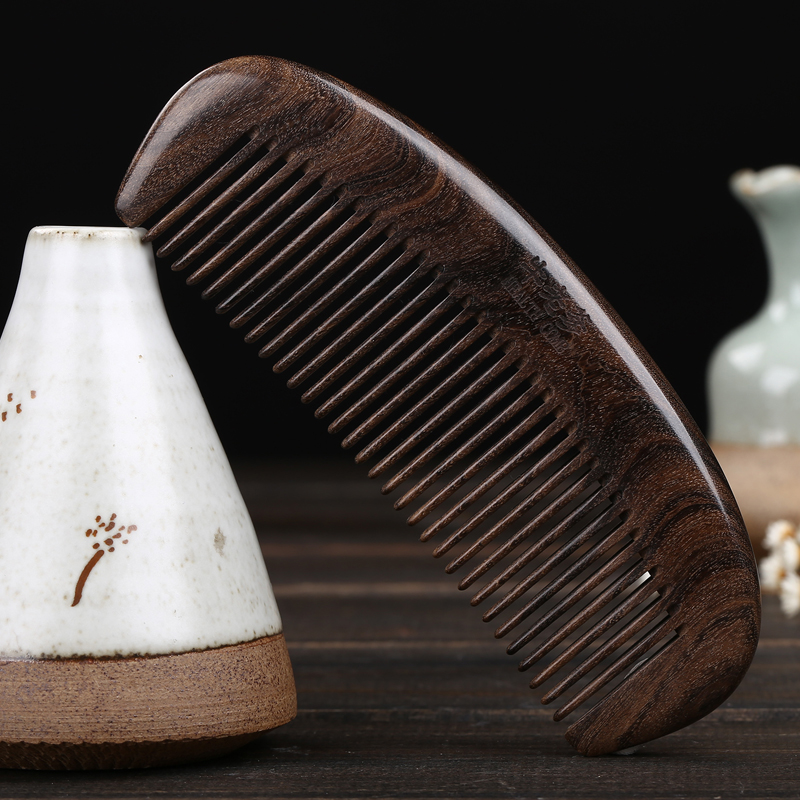 Shen Guibao wood comb Sandalwood natural sandalwood wood comb Women's special long hair wood comb Household gifts