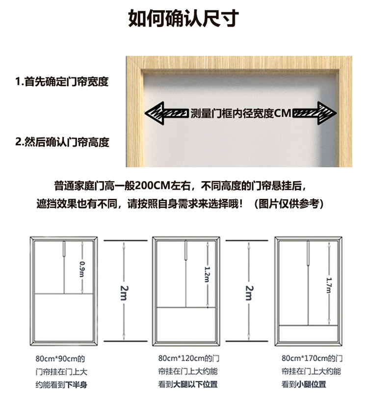 向日葵北欧门帘家用隔断帘定制ins风网红魔术粘贴卧室厨房半帘子详情21