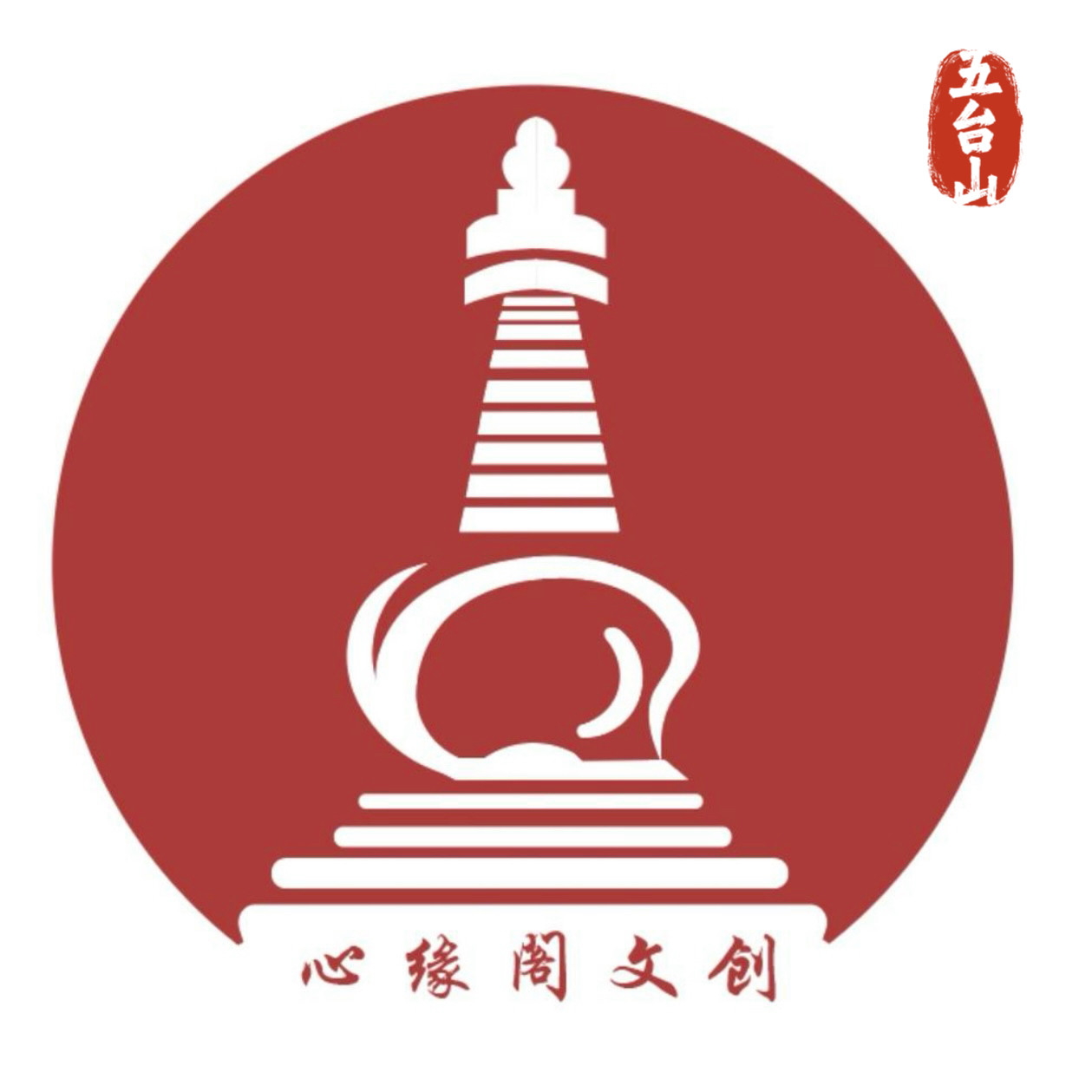 五台山心缘阁依依文殊圣境文创的LOGO