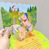 Оригинальная классическая трехмерная книга с картинками, Великобритания, английский, обучение