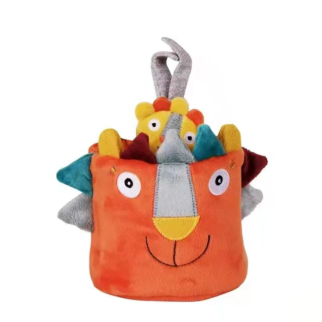 Export France EBULOBO original Lion Giraffe Ultra Soft Music Lasuzu Foreign Trade Baby Toys