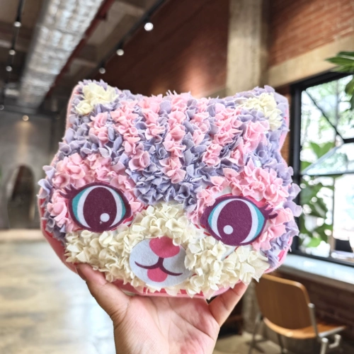 Оригинальный шерстяной войлок, подушка, комплект, игрушка ручной работы, Великобритания, кот, «сделай сам»